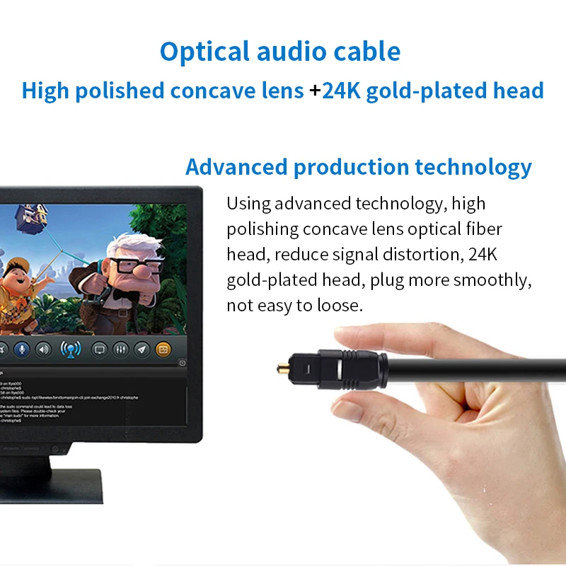 Digital Optical Audio Cable Toslink 1m 3m SPDIF Coaxial for Amplifiers Blu-ray Player Xbox 360 Soundbar Fiber | Электроника