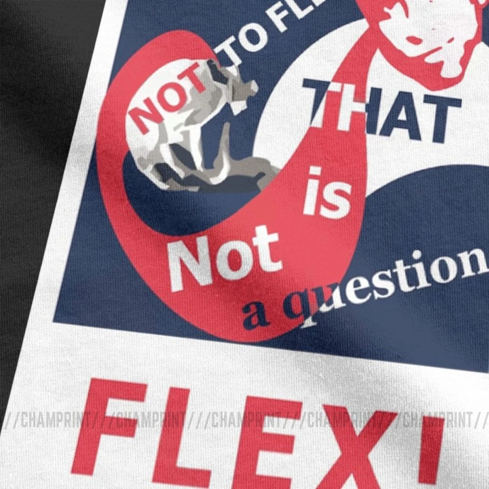 Смешные хлопковые футболки Рикардо Милос с надписью To Flex Or Not это вопрос | Мужская