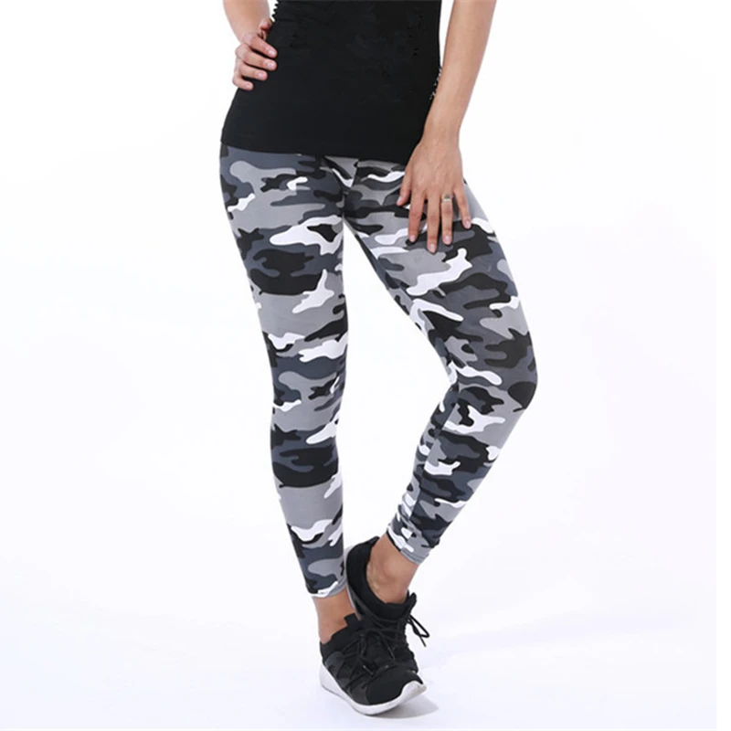 W056 Camouflage 7 CUHAKCI леггинсы с граффити цветочным рисунком Леггинсы для женщин Леггинсы Хаундстут распродажа эластичные дизайнерские винтажные леггинсы W056 - Цвет: W056 Camouflage 7