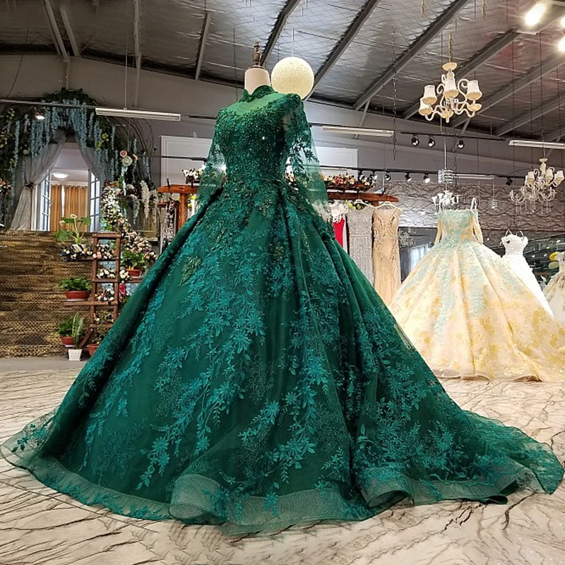 AIJINGYU Luxurious Stars Vintage Green Luxury Dubai Best Plus Size Beach Evening Dress