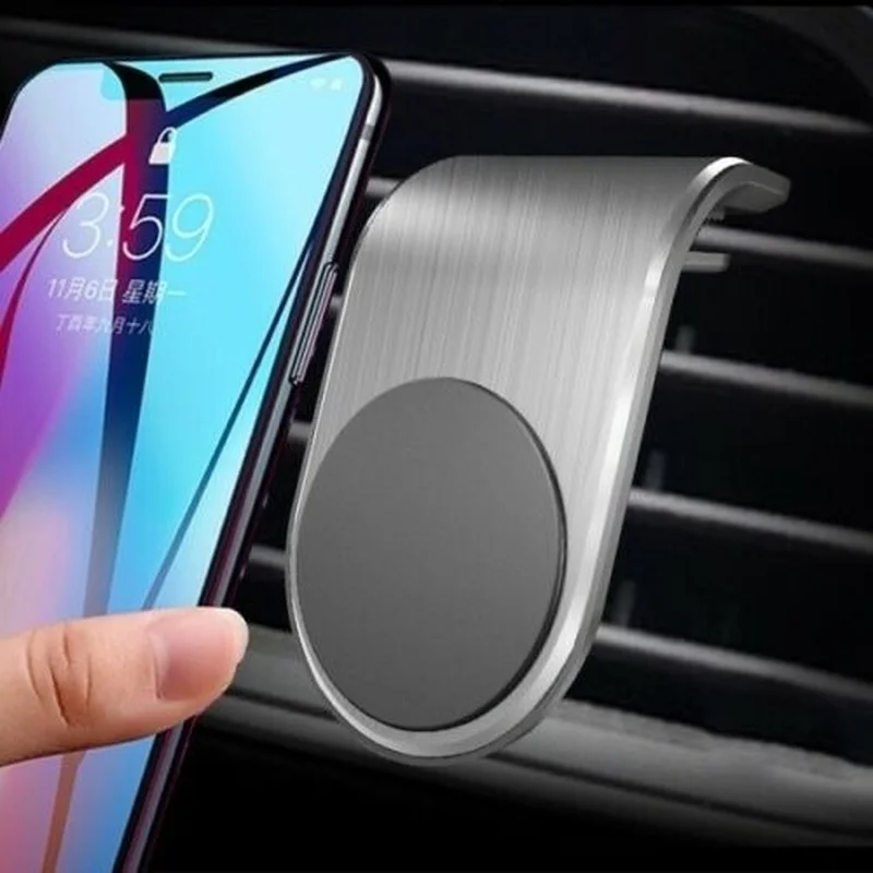 

Magnetic L-Type Phone Holder in Car Smartphone Stand Clip for Mount Car Magnetic Phone Holder Suit to All Model Cellphone