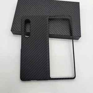 for samsung galaxy z fold 3 case carbon fiber phone case ultra thin real carbon case for z fold 3 aramid fiber phone cover free global shipping