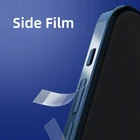 2 комплекта матовая боковая пленка с защитой от царапин для iphone 12 Pro Max боковая рамка Защитная Гидрогелевая пленка из ТПУ для iPhone 12Mini