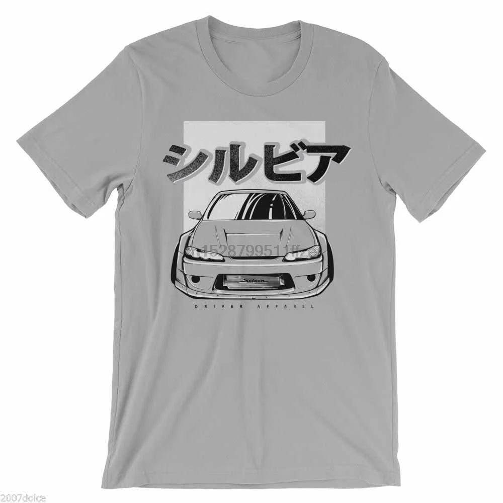 Новинка 2019 крутая Мужская футболка с коротким рукавом 100% хлопок Jdm Silvia S15 ракета