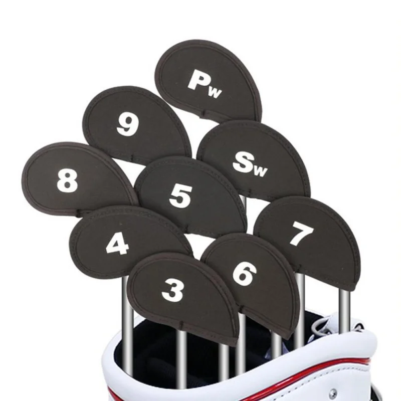 

Чехлы на голову для гольф-клуба, защитные, прочные, водонепроницаемые, с биркой с номером, аксессуары для гольфа