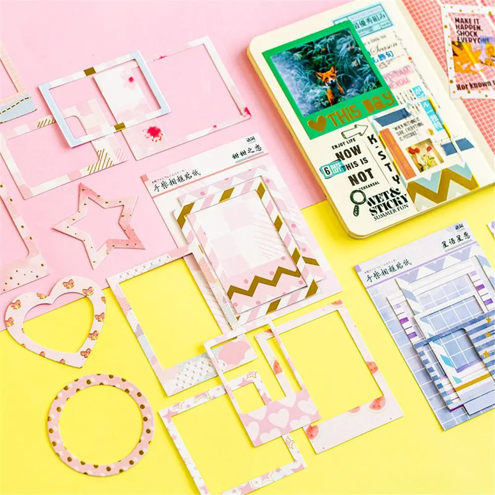15 шт фоторамки наклейки милые канцелярские принадлежности DIY Скрапбукинг