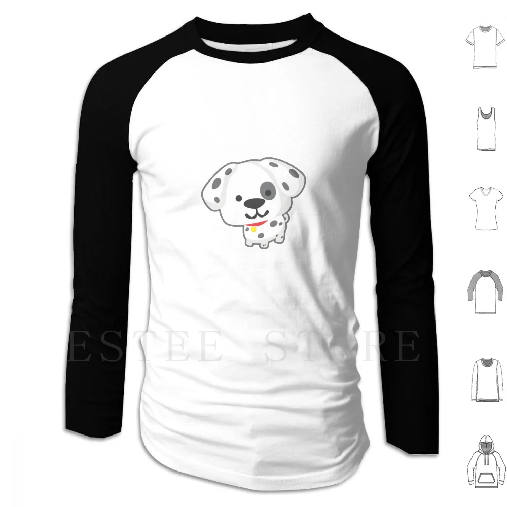 

Dalmatian Puppy Hoodie Long Sleeve Dog Cute Puppy Animal Dogs Funny Puppies Meme Pet Animals Doggo Dog Lover Golden