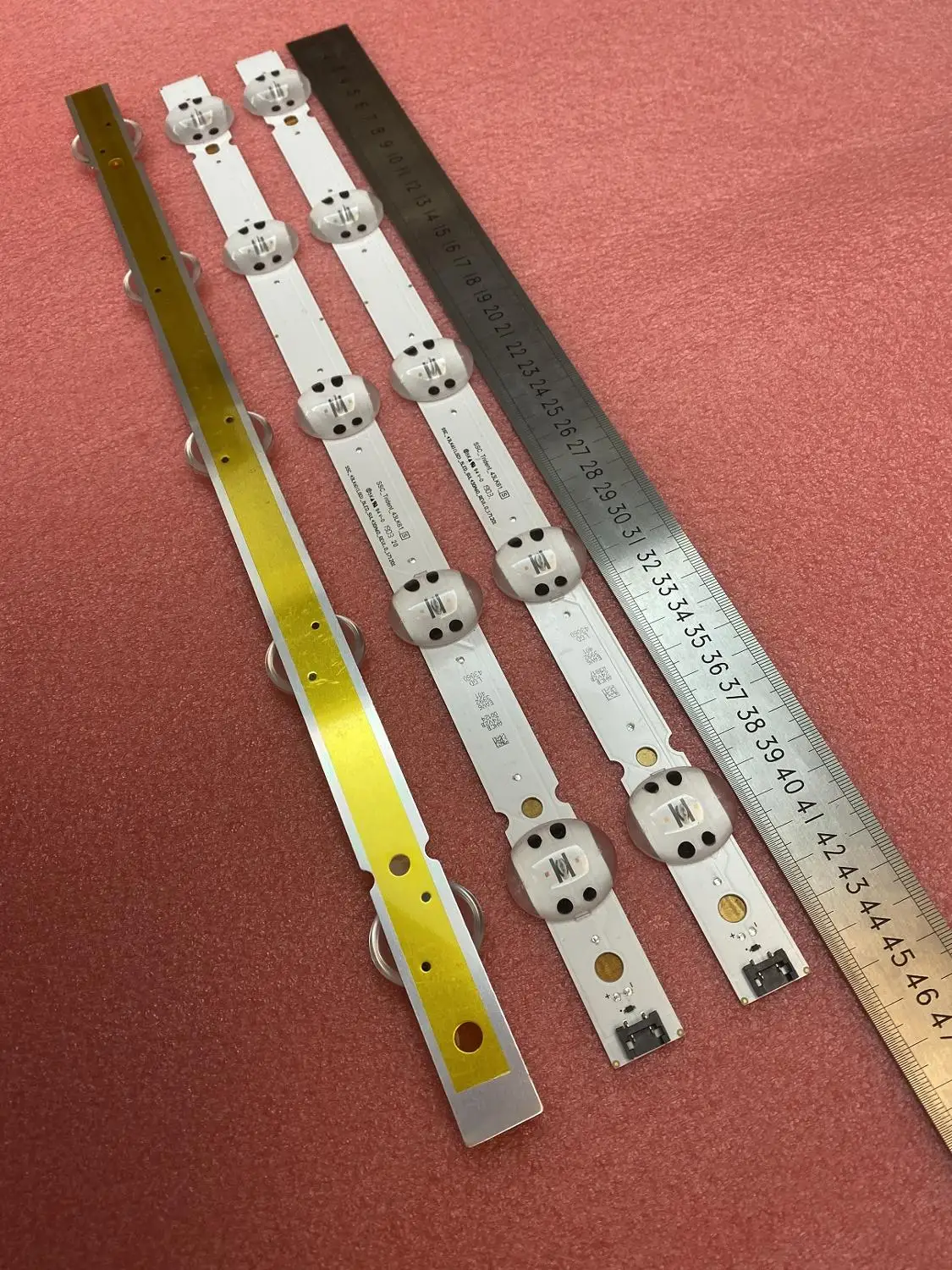 

New 15 PCS LED Backlight strip for LG 43LK6100PLB SSC_43LK61(LGD) _5LED_SVL430A60 SSC_Trident_43LK61 EAY63992401 HC430DUN-SLUR2