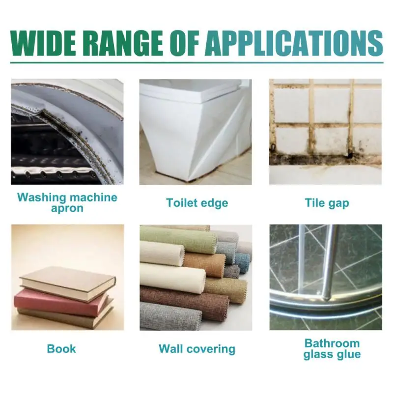 

30ml Mildew Spray Fungicide Detergent Household Floor Wall Tile Cleaner Remover Stain Mildew Kitchen Cleaning Agent Car Clean