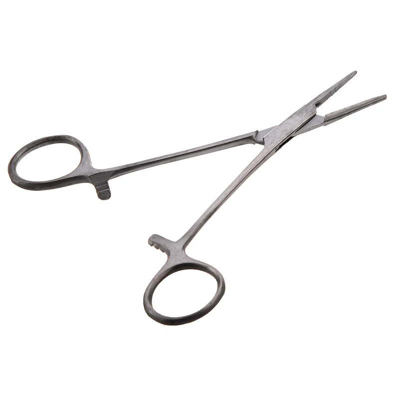 Новые 5 &quotрыболовные щипцы из нержавеющей стали прямые Hemostat запорные зажимы |