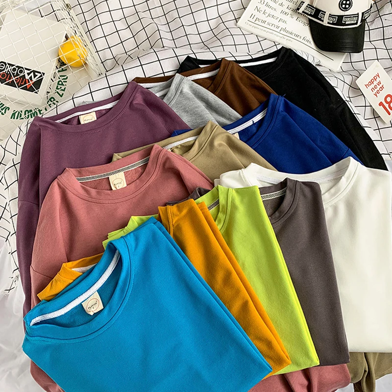 Разборчивого 2021 Осенняя футболка с длинными рукавами рисунком для женщин