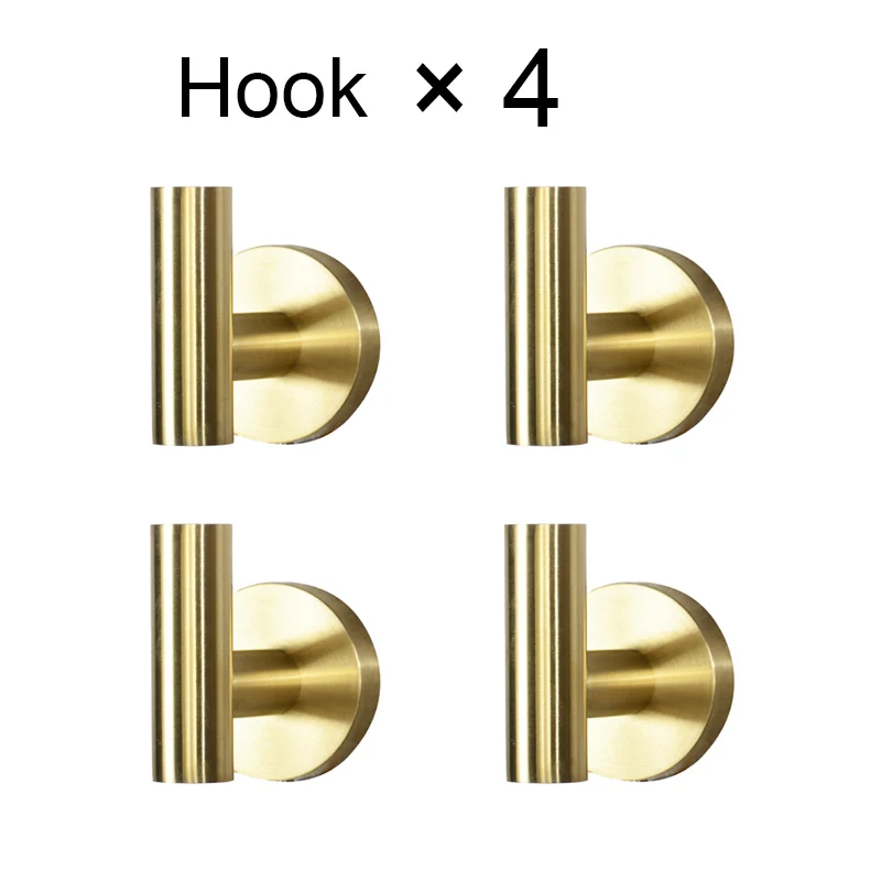 

Набор аксессуаров для ванной MELLRAIN матовое золото