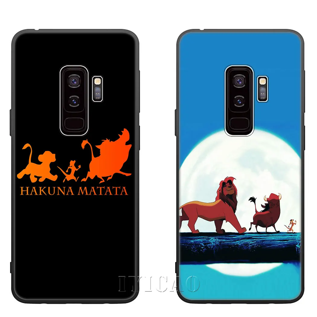 Мягкий силиконовый чехол с мультяшным изображением короля льва и Симбы для Samsung