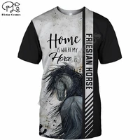 plstar cosmos beautiful horse new fashion menwomen t shirt 3d print designed stylish summer animal tshirt brand tops style 2