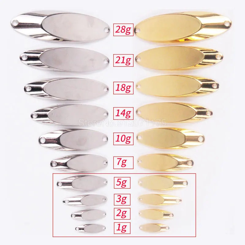 

5pcs Metal Spinner Spoon Lures Trout Fishing Lure Hard Bait Sequins Paillette Artificial Baits Spinnerbait Fish Tools 1g-28g