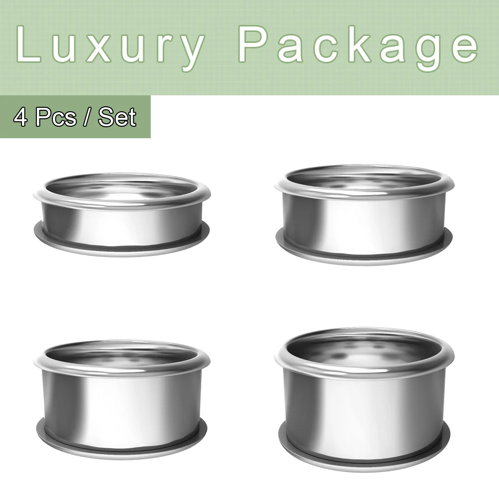 Outer ring set Cremo, титановые кольца, набор, для женщин, Штабелируемый, сменный, обручальное кольцо, для медитации, полярная симфония, базовое кольцо, Anillos Mujer - Цвет основного камня: Outer ring set