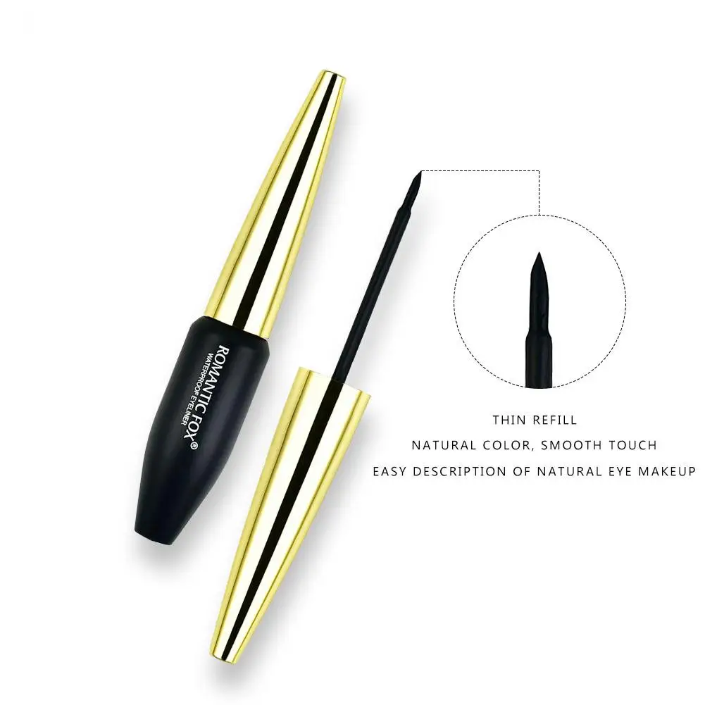 Синяя жидкая подводка для глаз в виде зоопарка черная стойкая не размазывающаяся