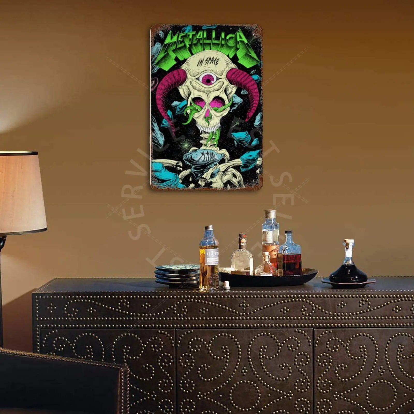 

Music Band Poster Vintage Plaque Sign Bar Home Wall Decor Signs Retro Metal Poster Tin Sign Man Cave Pub kitchen Plates