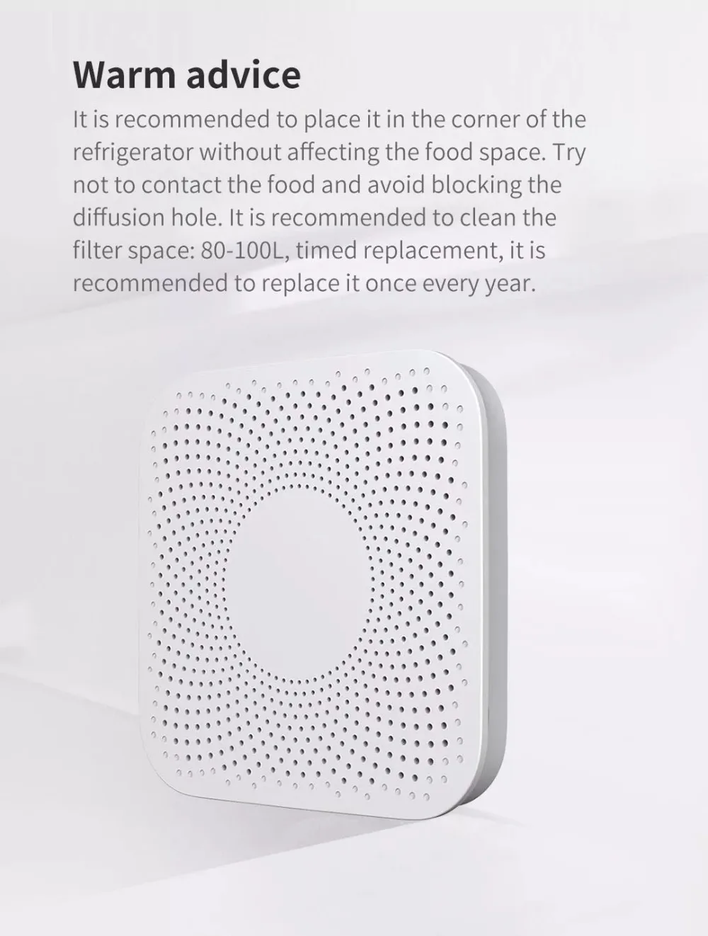 Xiaomi Mijia VIOMI Herbaceous холодильник фильтр для очистки воздуха для овощей фруктовая еда свежая защита для дома
