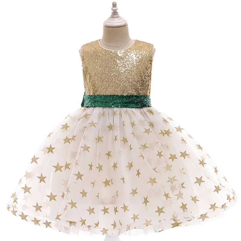 

High quality girl bow net gauze princess dress children wedding dress girl applique lace princess party prom dress