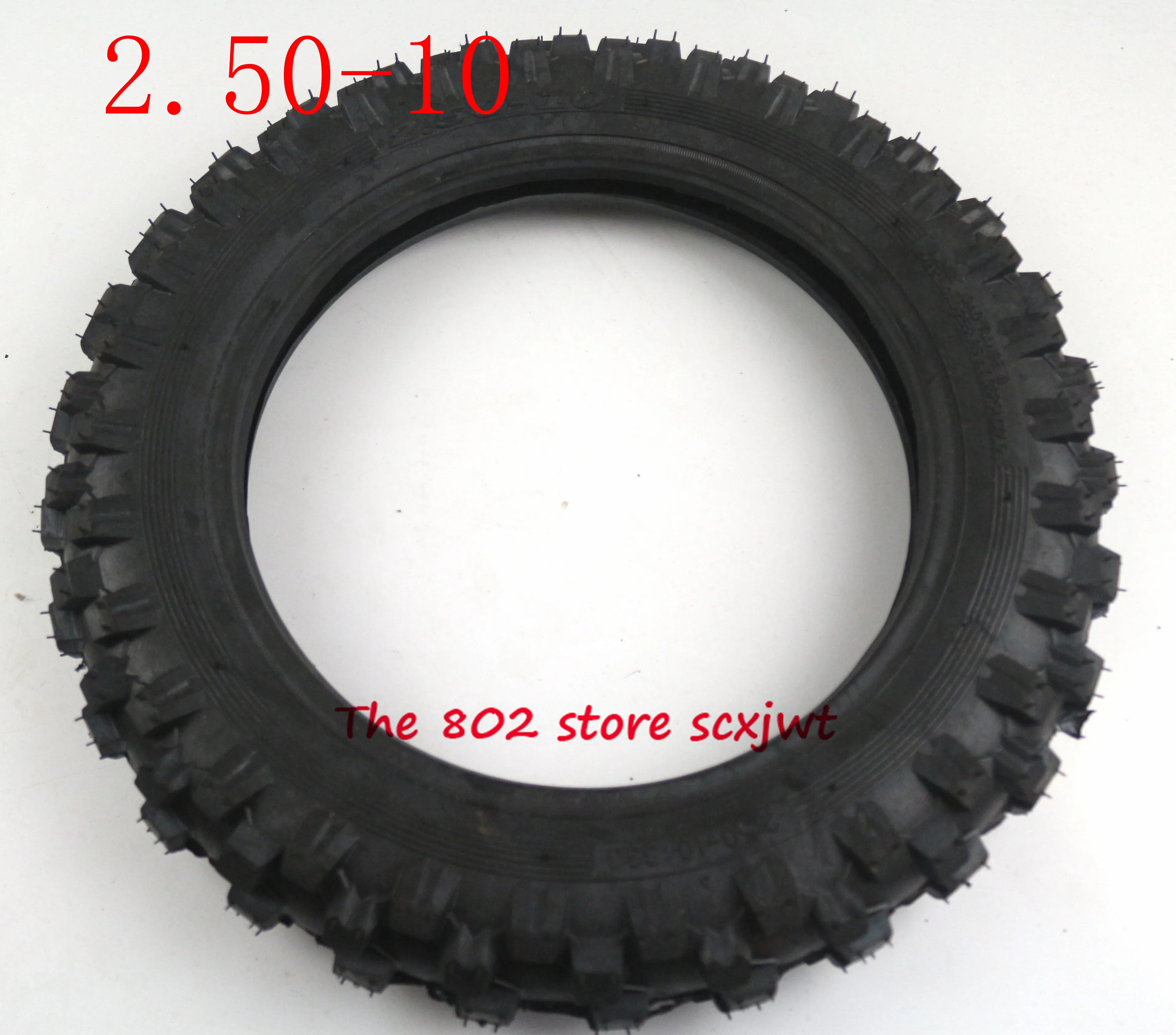 outer tire Резиновая мотоциклетная шина 2,50-10 Внутренняя труба наружная Trye, переднее и заднее колесо, ступица колеса - Цвет: outer tire