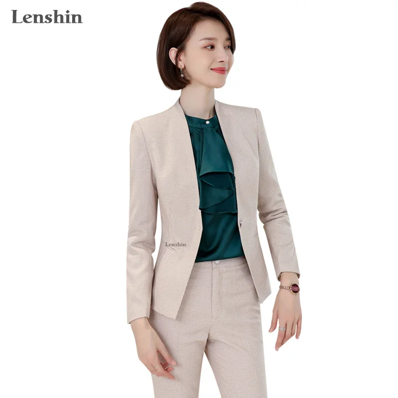 Lenshin высококачественный комплект из 2 предметов с рисунком гусиные лапки