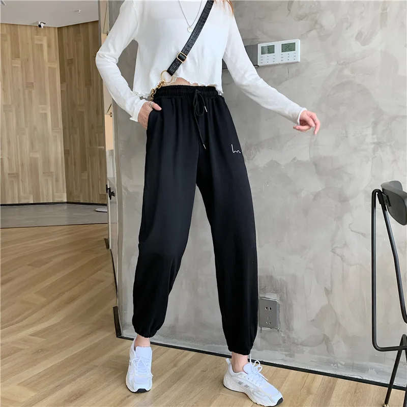 

Autumn Winter New men Japanese OL Black Harem Pants Breathable Thick Casual Plus velvet Pants Simple Trousers For men