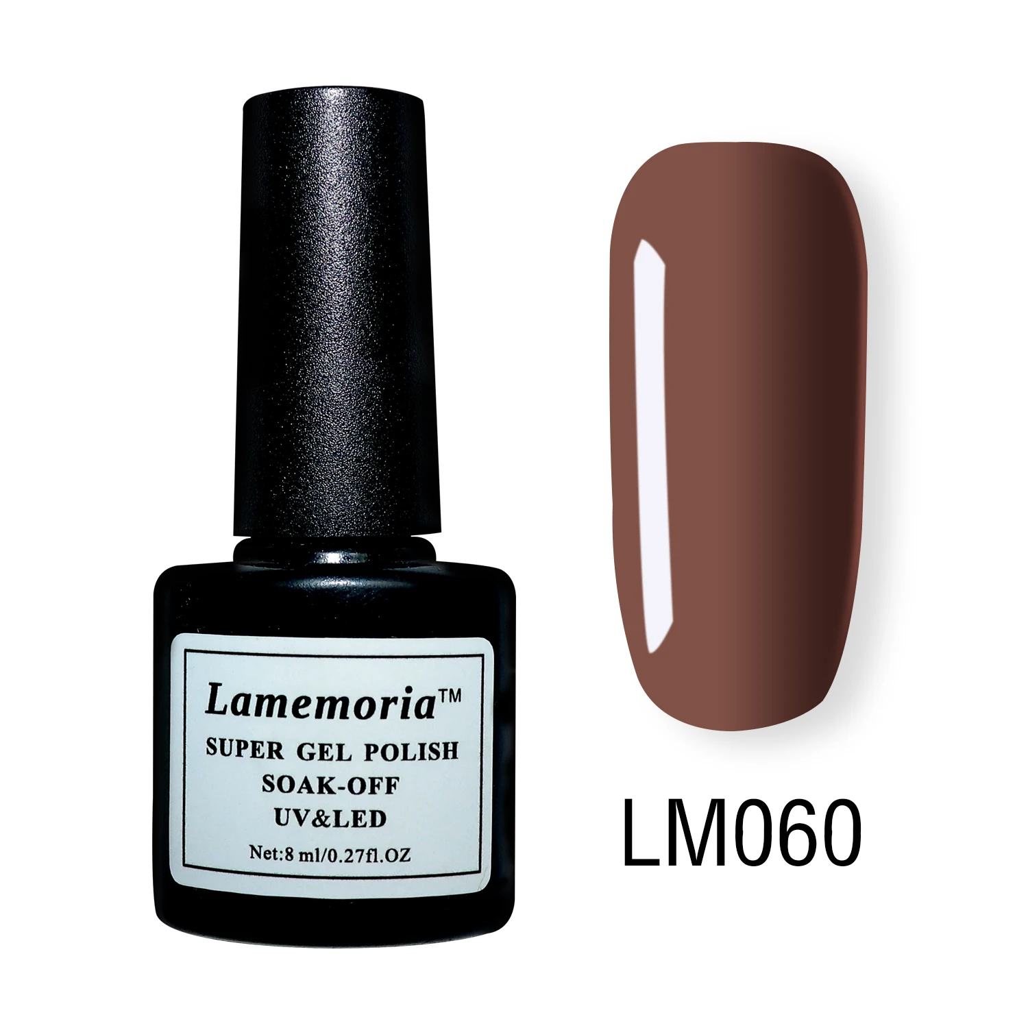 LM060 Lamemoria Гель-лак для ногтей 8 мл фиолетовый красный черный серый замачиваемый УФ Гель-лак клей маникюрный лак Инструменты для дизайна ногтей - Цвет: LM060