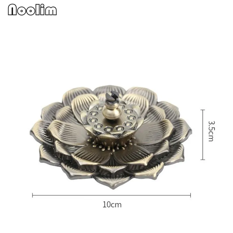 Новый Лотос медный для благовоний горелка многоразовая палка держатель Рожков