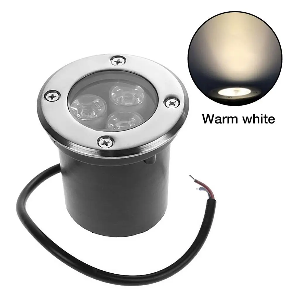 

LED Underwater Light RGB 3W 12V IP68 Waterproof Anti-corrosion Floodlight Lamp For Fountain Aquarium Swimming Pool Pool Light