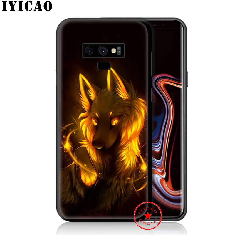IYICAO милый мягкий чехол для телефона с лисьим животным Samsung Galaxy S10e S10 S9 S8 Plus S6 S7 Edge Note