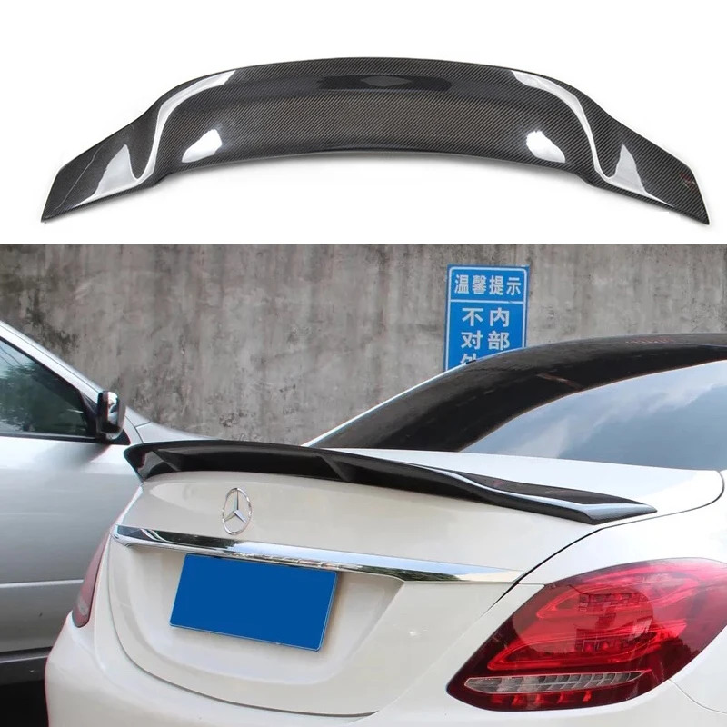 

Mercedes W213 Carbon Fiber Sppoiler Replacement New Style Spoiler Trunk Tail Wing for E Class W213