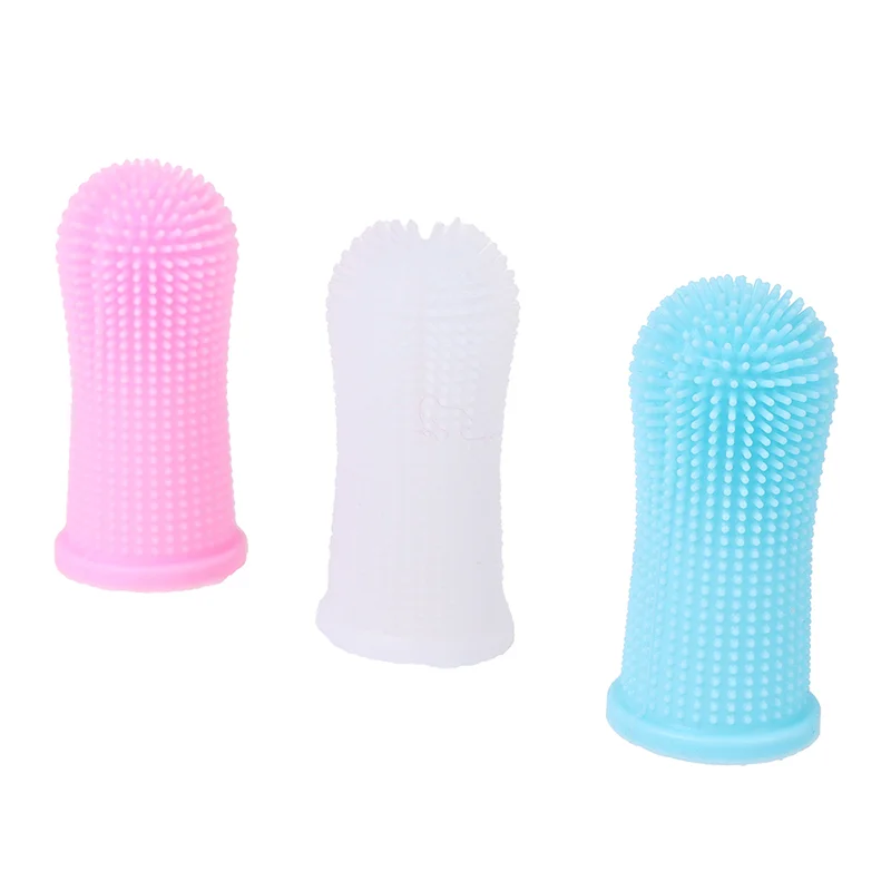 

Super Soft Pet Finger Toothbrush Dog Brush Bad Breath Tartar Teeth Care Tool Dental Care Tools Pet Supplies