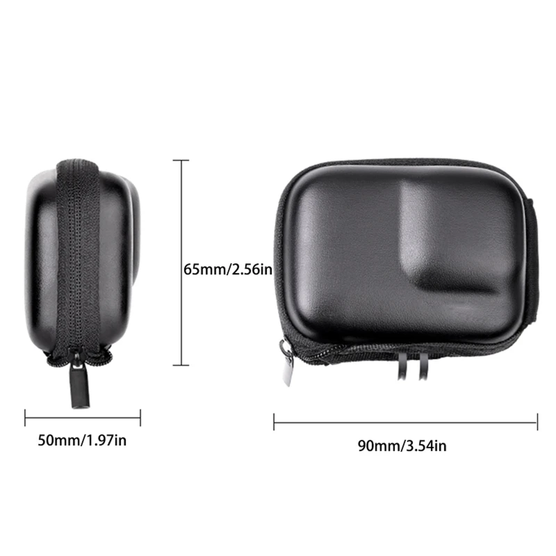 

Storage Protection Bag Half Open Quick Release Carrying Case for Go Pro Hero 9