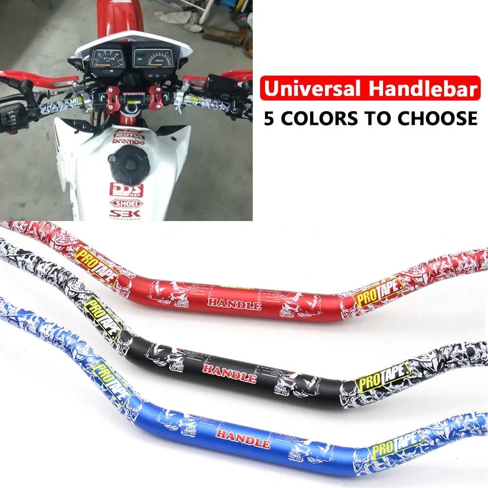 

Handlebar PRO Taper Pack Fat Bar 1-1/8" Dirt Pit Bike Motocross Motorcycle Handlebar 810mm length 28.5mm PRO aluminum Universal