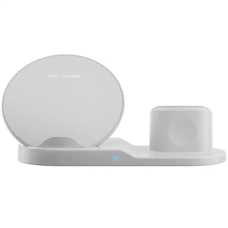 Беспроводное зарядное устройство 3 в 1 док станция для быстрой зарядки Apple