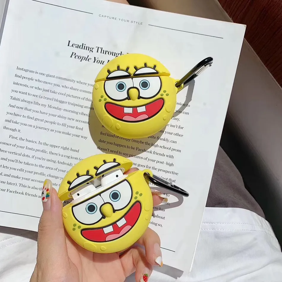3D чехол для наушников для AirPods, силиконовый чехол с милым мультяшным изображением сакуры, Розовая звезда, Крыло ангела, чехол для Apple Air pods, 2 кольца на палец