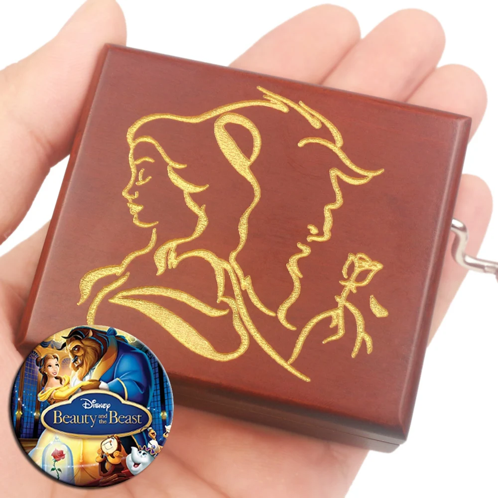 Музыкальная шкатулка Sinzyo деревянная музыкальная с ручками и механизмом