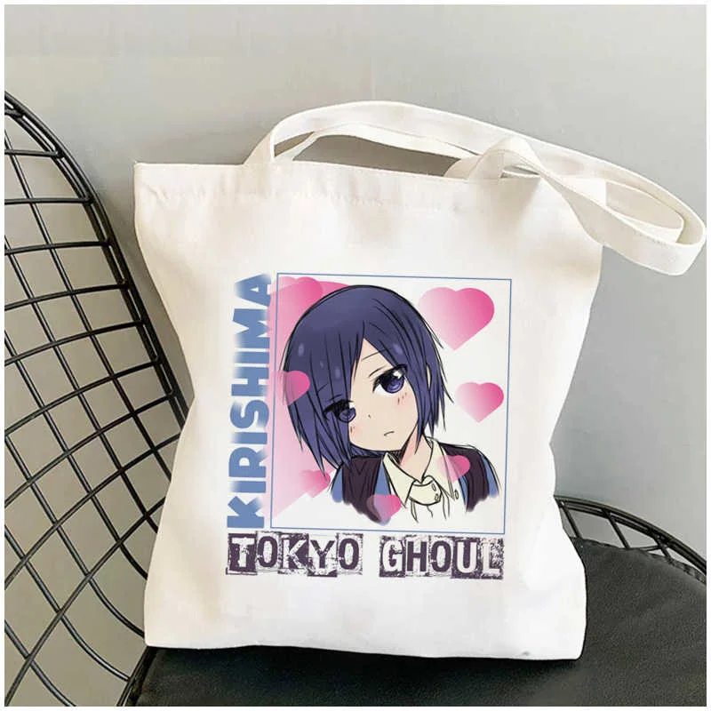 

Tokyo Ghoul shopping bag cotton bolsas de tela tote handbag bolso eco bag shoping ecobag sacolas