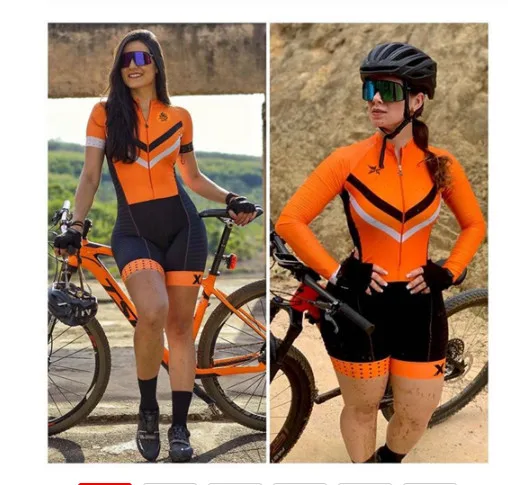 2021 велосипедный костюм Женская одежда с длинным рукавом комбинезон комплект