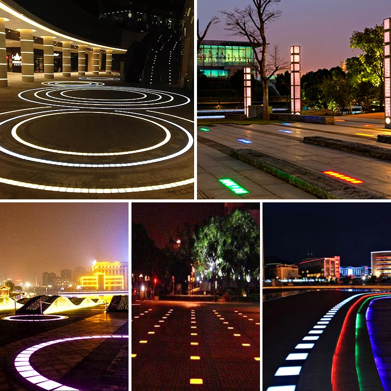 Koop Led Ondergrondse Licht Cube Lights Inbouw Outdoor Stap Licht Oprit Trap Lampadaires Tuinverlichting Tuin Lamp EC50DM