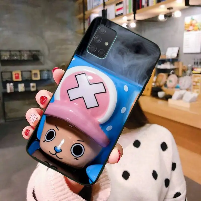 

YJZFDYRM One Piece Chopper phone Case cover Shell For Samsung Galaxy A21S A01 A11 A31 A81 A10 A20E A30 A40 A50 A70 A80 A71 A51
