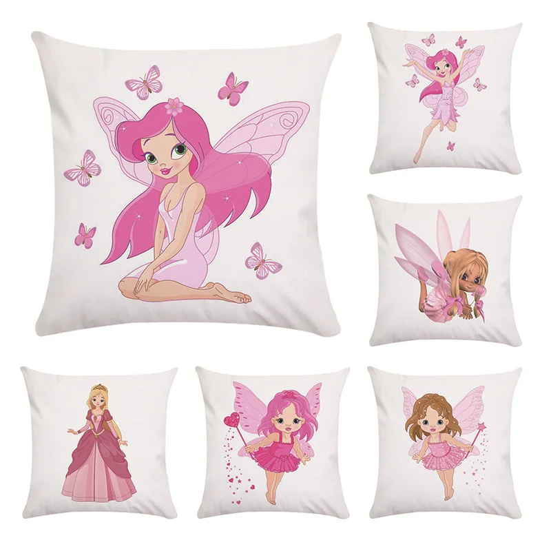 Flower Fairy Super Soft Super Soft Pillow Cover Cushion Short Plush Pillow Cover Decoration For Home Office