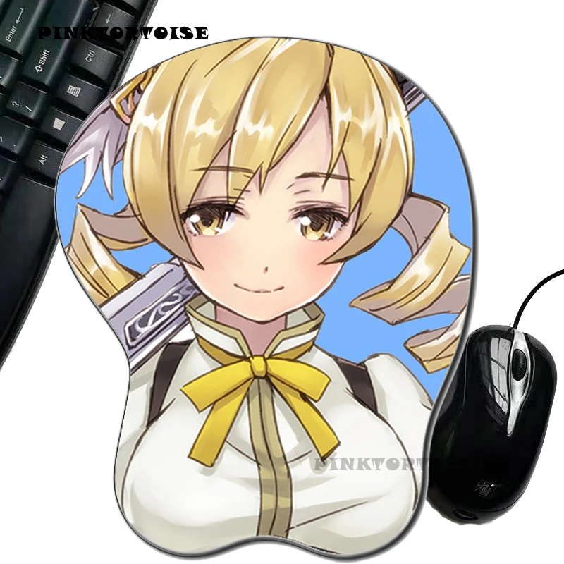 Антискользящий коврик для мыши pinktorв стиле аниме Tomoe mami из силикагеля