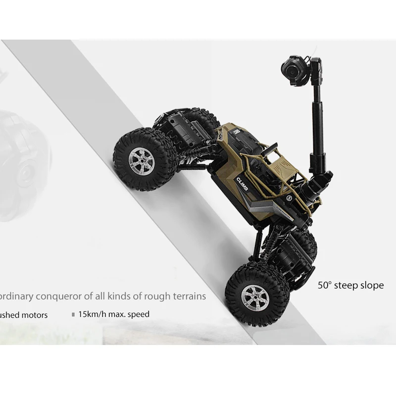 RC автомобиль 1:16 продажа машина с камерой 0.3MP скалолазание на радио внедорожник