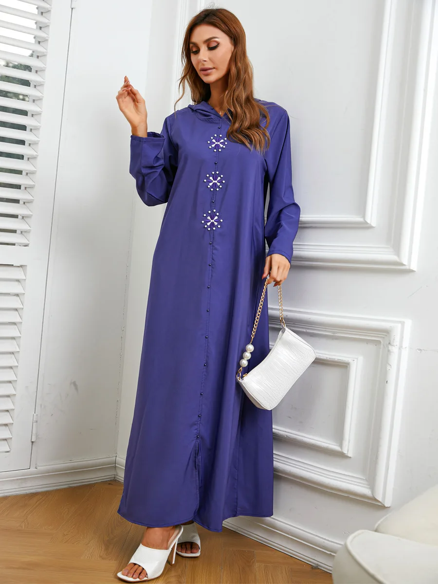 Eid Mubarak Abaya с капюшоном, женское мусульманское хиджаб-платье, кафтан, марокканский ислам, одежда, платья для женщин, мусульманское платье 2021