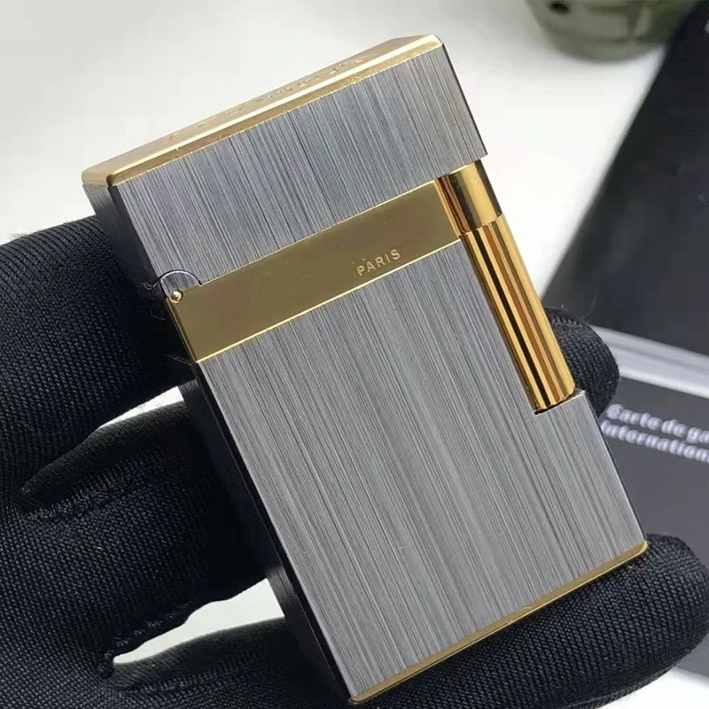 Enlarge S.T Gas Lighter Brand New Made in China Retro DuPont Bright Sound Lighter Cigarette Lighter Smoking Accessories With Gift Box
