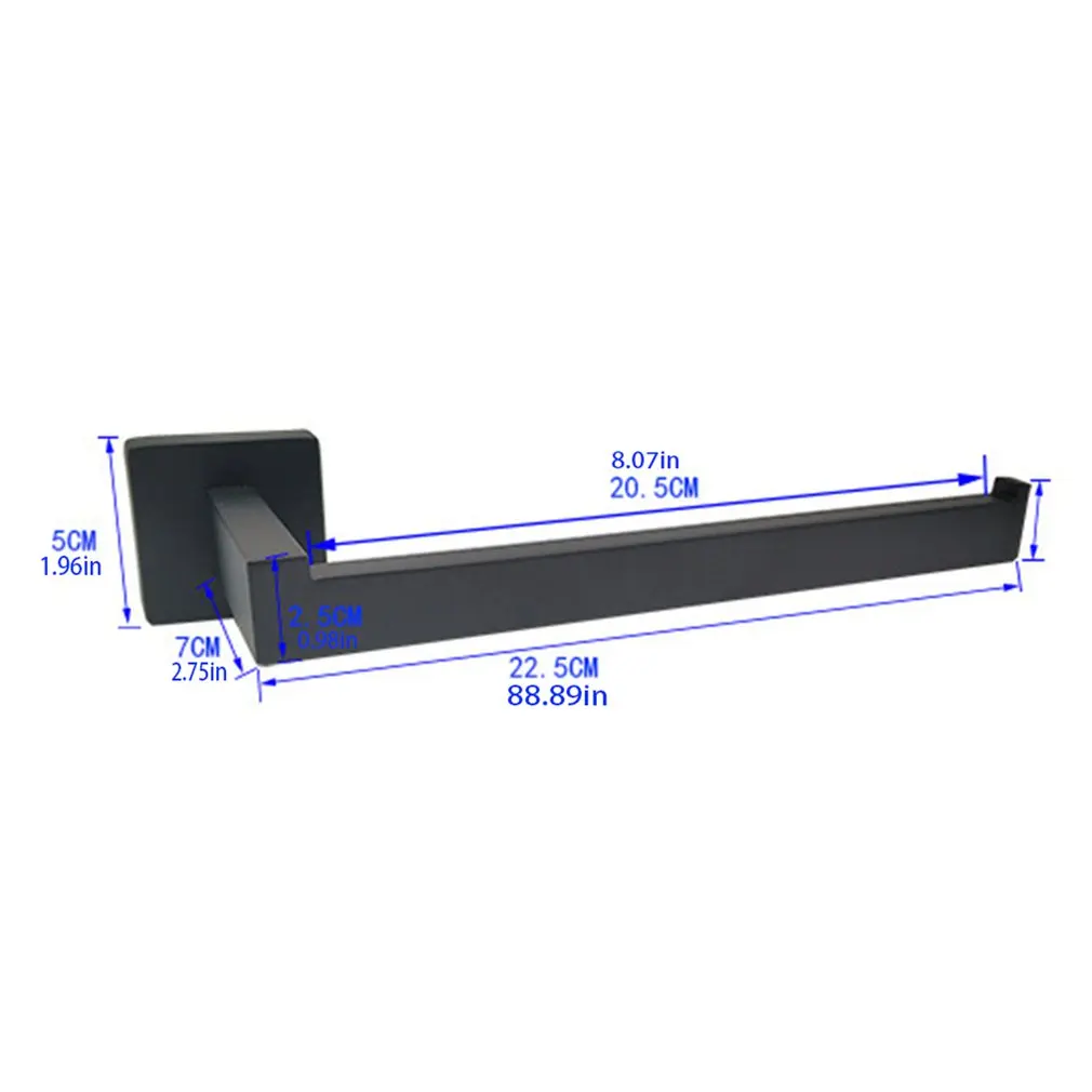 

304 Stainless Steel Pendant Single Clothes Hook Toilet Tissue Holder Towel Rack Simple Bathroom Pendant