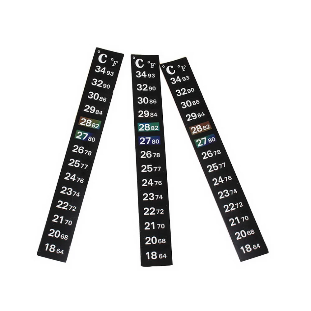 Цифровой термометр для аквариума температурная наклейка двойная шкала