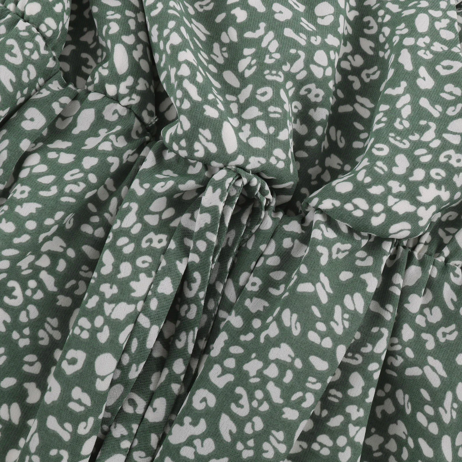 Летнее платье с короткими рукавами и оборками, повседневное платье вечеринки на пляже, платья с высокой талией мини Роб Femme Été#g35.